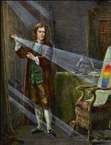Сэр Исаак Ньютон. Теория цветов